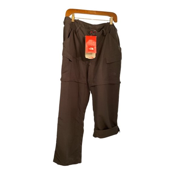 (12) 🆕 NORTH FACE Pants Sz 12 Paramount Valley Asphalt Grey Hiking Shorts - Picture 1 of 13